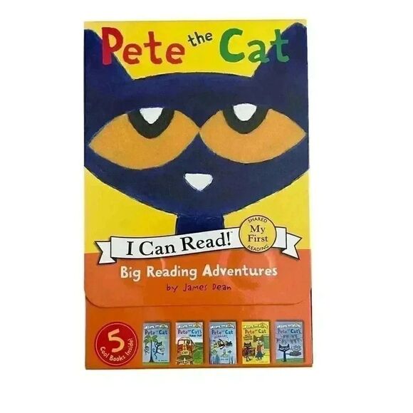 Pete the Cat I Can Read Big Reading Adventures Kids Beginner Readers Fun Gifts B - Picture 1 of 7